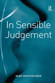 In Sensible Judgement book cover