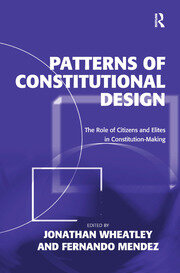 Patterns of Constitutional Design: The Role of Citizens and Elites in Constitution-Making book cover