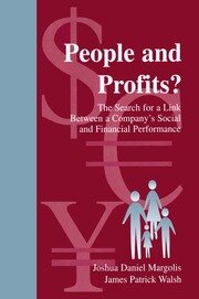 People and Profits?: The Search for A Link Between A Company's Social and Financial Performance book cover