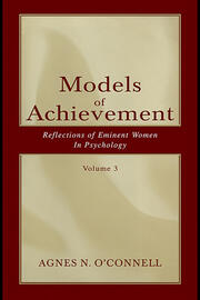 Models of Achievement: Reflections of Eminent Women in Psychology, Volume 3 book cover
