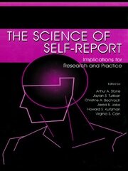 The Science of Self-report: Implications for Research and Practice book cover