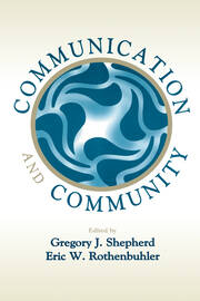 Communication and Community book cover