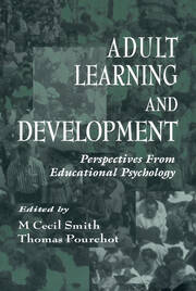 Adult Learning and Development: Perspectives From Educational Psychology book cover