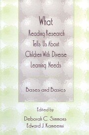 What Reading Research Tells Us About Children With Diverse Learning Needs: Bases and Basics book cover