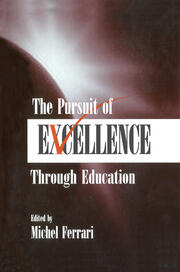 The Pursuit of Excellence Through Education book cover