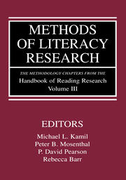 Methods of Literacy Research: The Methodology Chapters From the Handbook of Reading Research, Volume III book cover