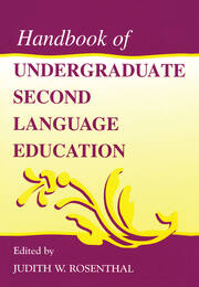 Handbook of Undergraduate Second Language Education book cover