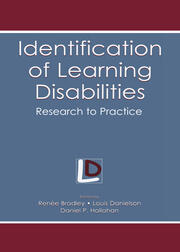 Identification of Learning Disabilities: Research To Practice book cover