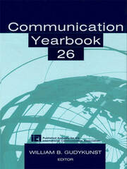 Communication Yearbook 26 book cover