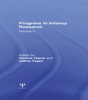 Progress in infancy Research: Volume 3 book cover
