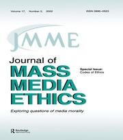 Codes of Ethics: A Special Issue of the journal of Mass Media Ethics book cover
