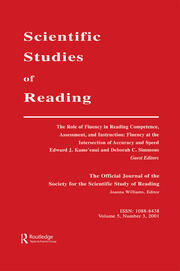 The Role of Fluency in Reading Competence, Assessment, and instruction: Fluency at the intersection of Accuracy and Speed: A Special Issue of scientific Studies of Reading book cover