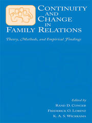 Continuity and Change in Family Relations: Theory, Methods and Empirical Findings book cover