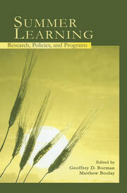 Summer Learning: Research, Policies, and Programs book cover