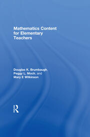 Mathematics Content for Elementary Teachers book cover