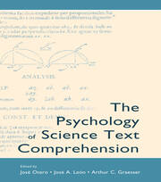 The Psychology of Science Text Comprehension book cover