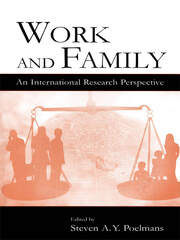 Work and Family: An International Research Perspective book cover