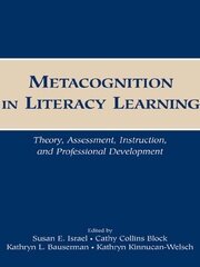 Metacognition in Literacy Learning: Theory, Assessment, Instruction, and Professional Development book cover