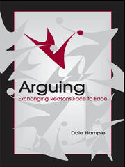 Arguing: Exchanging Reasons Face to Face book cover