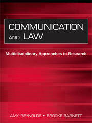Communication and Law: Multidisciplinary Approaches to Research book cover