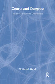 Courts and Congress: America's Unwritten Constitution book cover