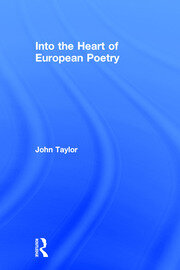 Into the Heart of European Poetry book cover