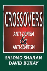 Crossovers: Anti-zionism and Anti-semitism book cover