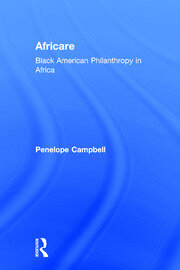 Africare: Black American Philanthropy in Africa book cover