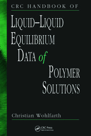 CRC Handbook of Liquid-Liquid Equilibrium Data of Polymer Solutions book cover