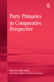 Party Primaries in Comparative Perspective book cover