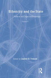 Ethnicity and the State book cover