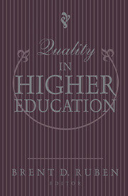 Quality in Higher Education book cover