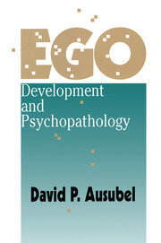 Ego Development and Psychopathology book cover