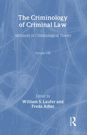 The Criminology of Criminal Law book cover