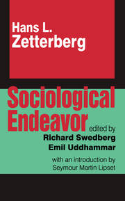Sociological Endeavor book cover