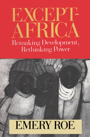 Except-Africa: Remaking Development, Rethinking Power book cover