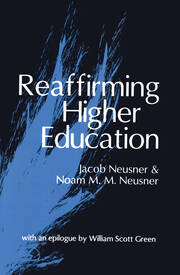 Reaffirming Higher Education book cover