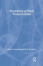 Dictionary of Plant Tissue Culture book cover