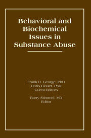 Behavioral and Biochemical Issues in Substance Abuse book cover