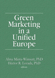 Green Marketing in a Unified Europe book cover