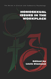 Homosexual Issues In The Workplace book cover