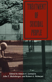 Treatment Of Suicidal People book cover