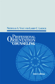 Professional Orientation to Counseling book cover