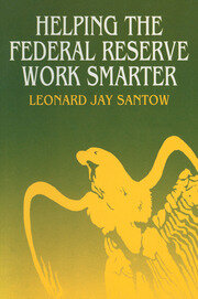 Helping the Federal Reserve Work Smarter book cover