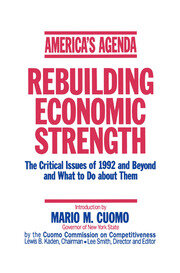 America's Agenda: Rebuilding Economic Strength book cover