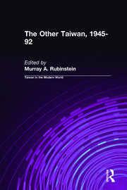 The Other Taiwan, 1945-92 book cover