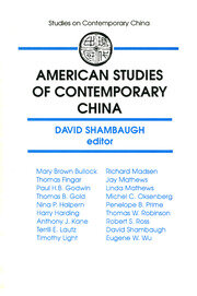 American Studies of Contemporary China book cover