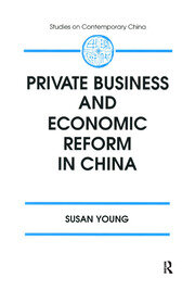Private Business and Economic Reform in China book cover