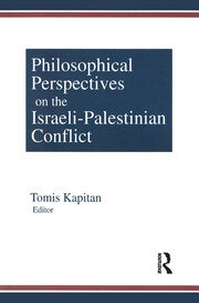 Philosophical Perspectives on the Israeli-Palestinian Conflict book cover