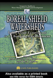 Boreal Shield Watersheds: Lake Trout Ecosystems in a Changing Environment book cover